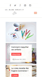 Mobile Screenshot of leblogcreatif.fr
